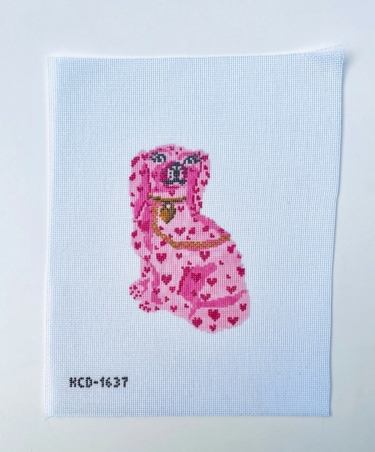 Puppy Love Staffordshire Dog Canvas