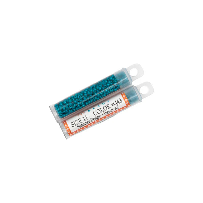 Seed Beads Size 11, 443 Azure Blue