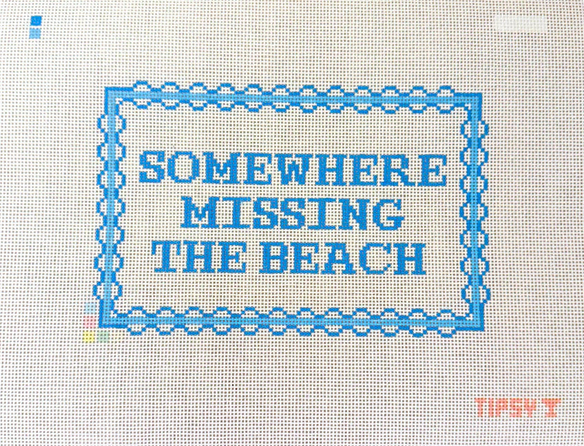 Somewhere Missing the Beach Canvas