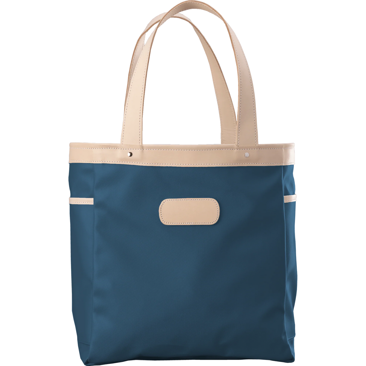 Left Bank Tote - French Blue Coated Canvas