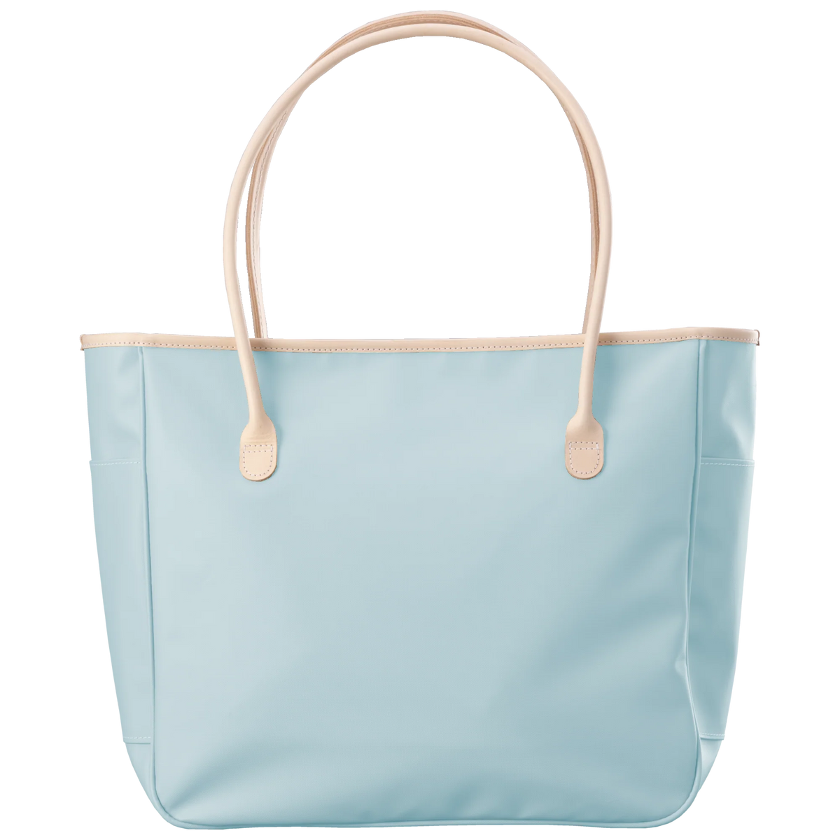 Tyler Tote - Ice Blue Coated Canvas
