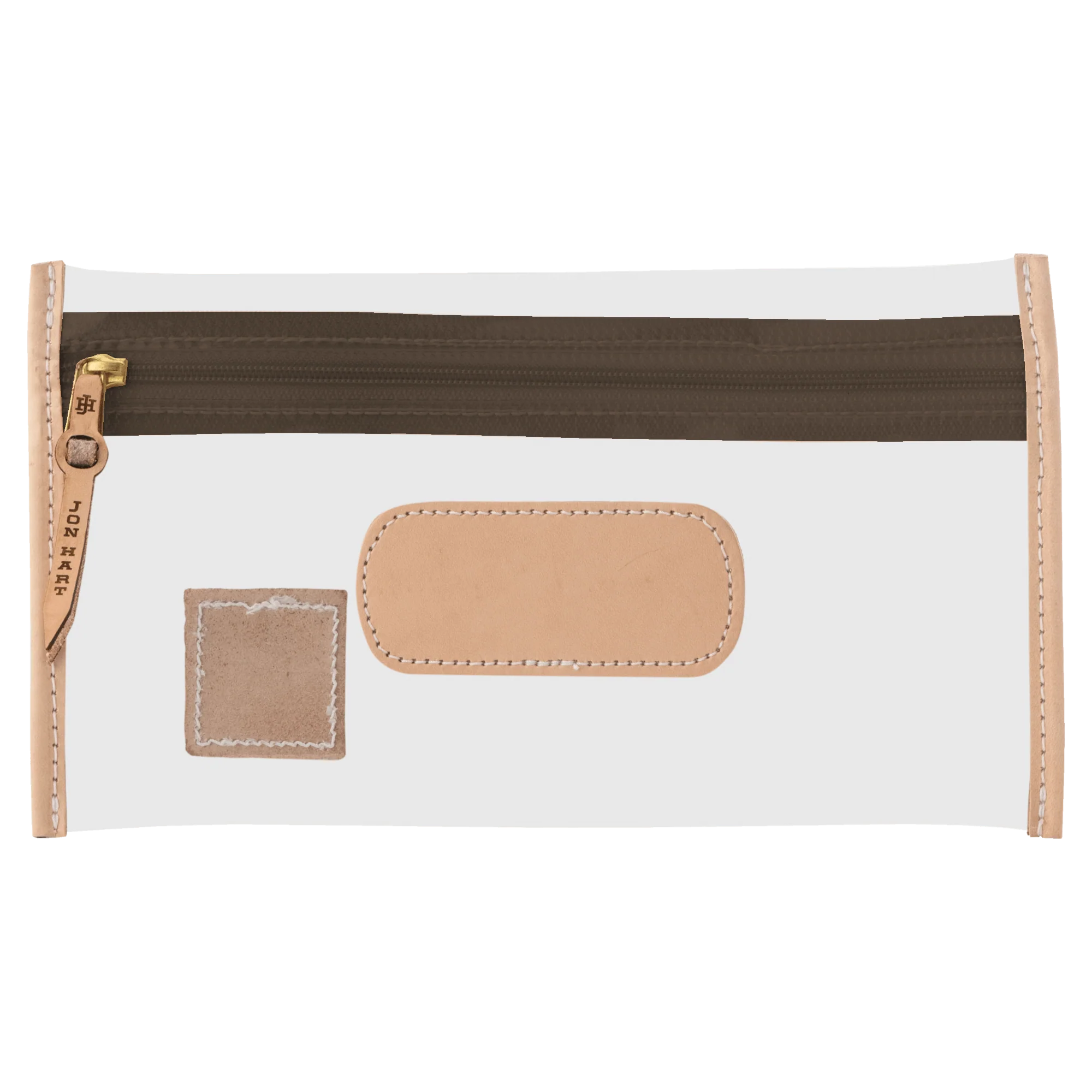 Clear Pouch Espresso Webbing