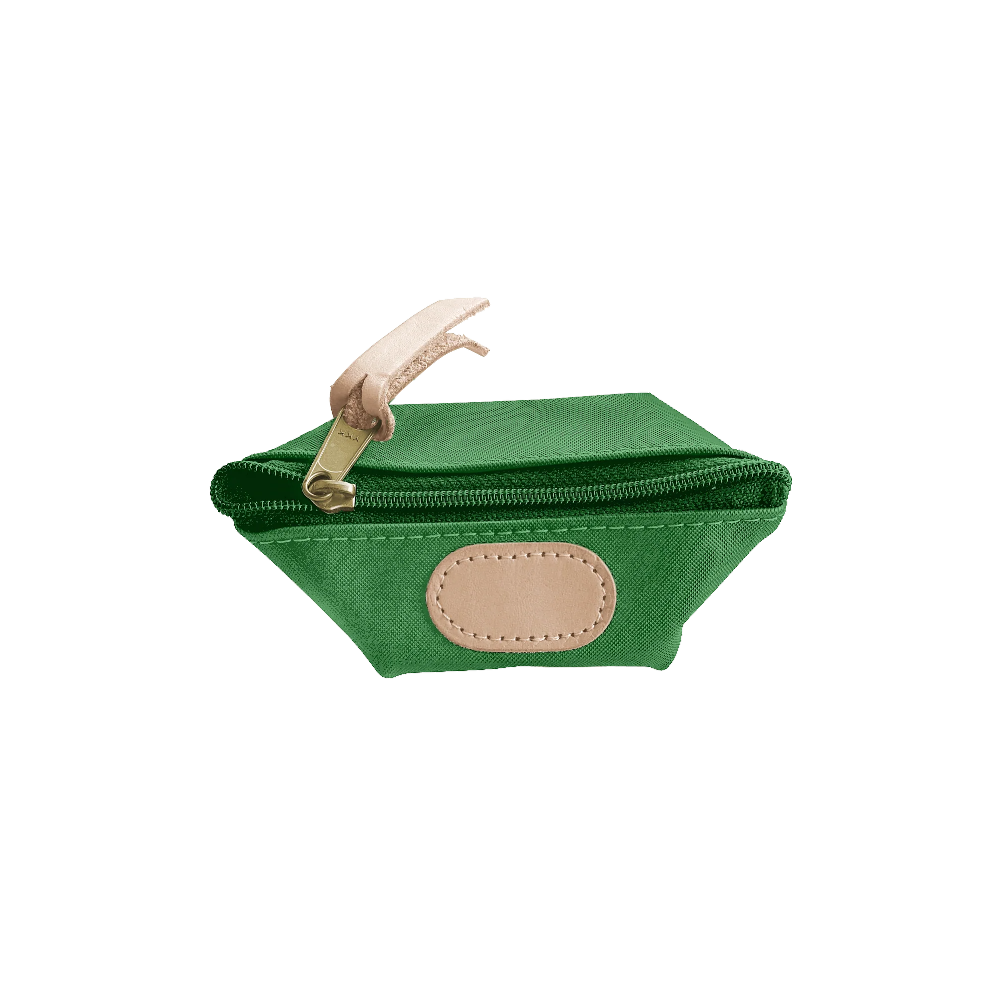 Pod Pouch Kelly Green Coated Canvas