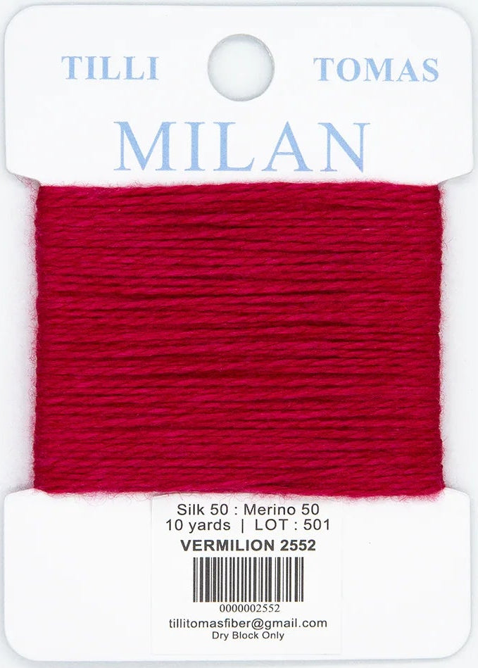 Milan Cards - 2552 Vermilion