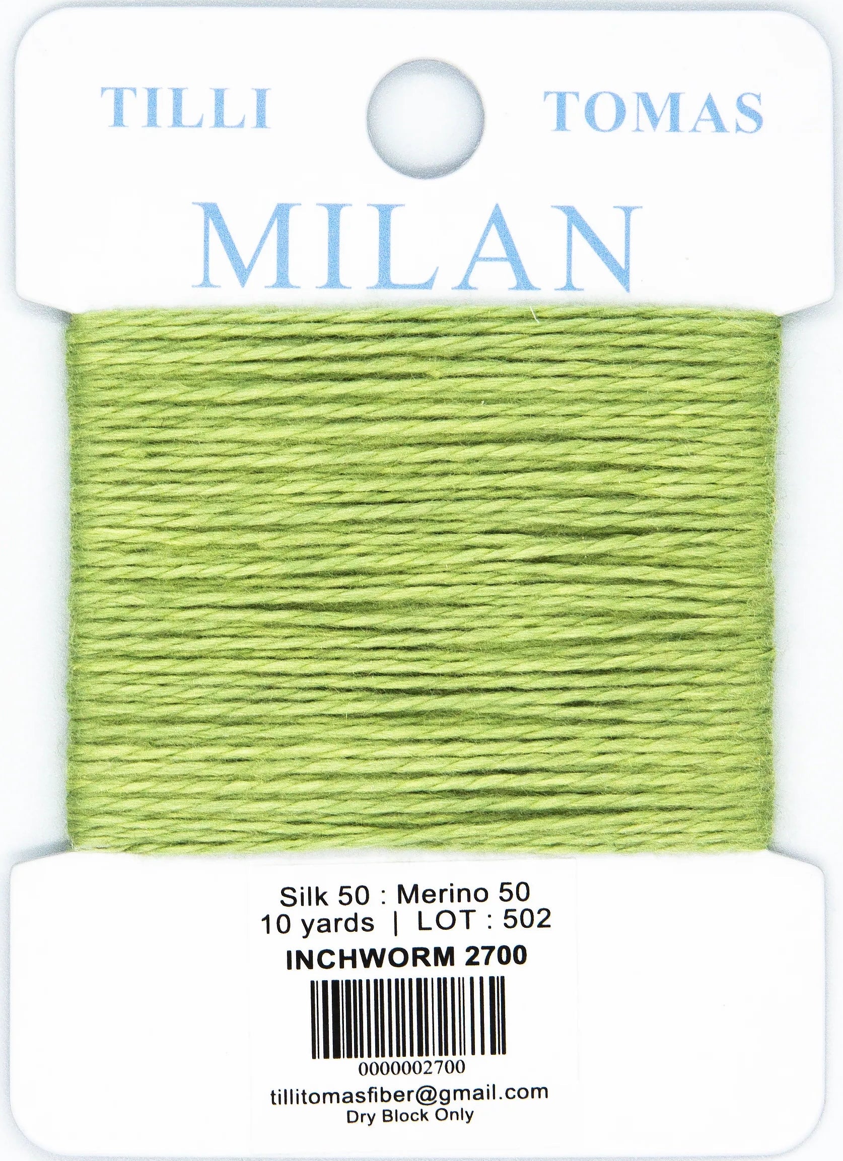 Milan Cards - 2700 Inchworm