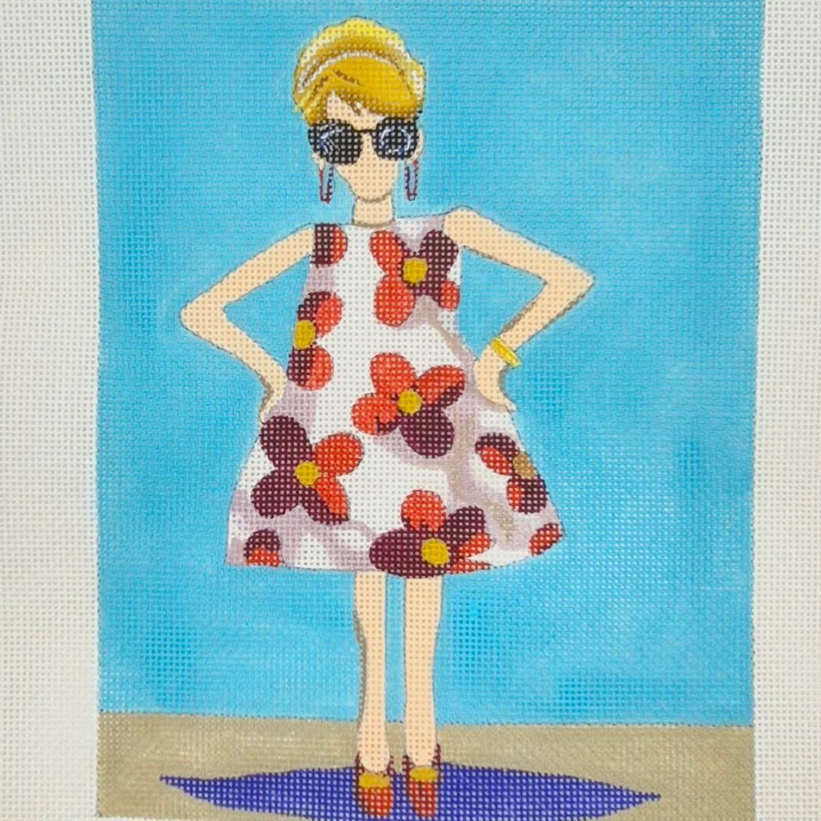 Flower Dress Canvas