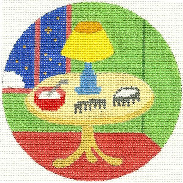 Comb and Brush Ornament Canvas