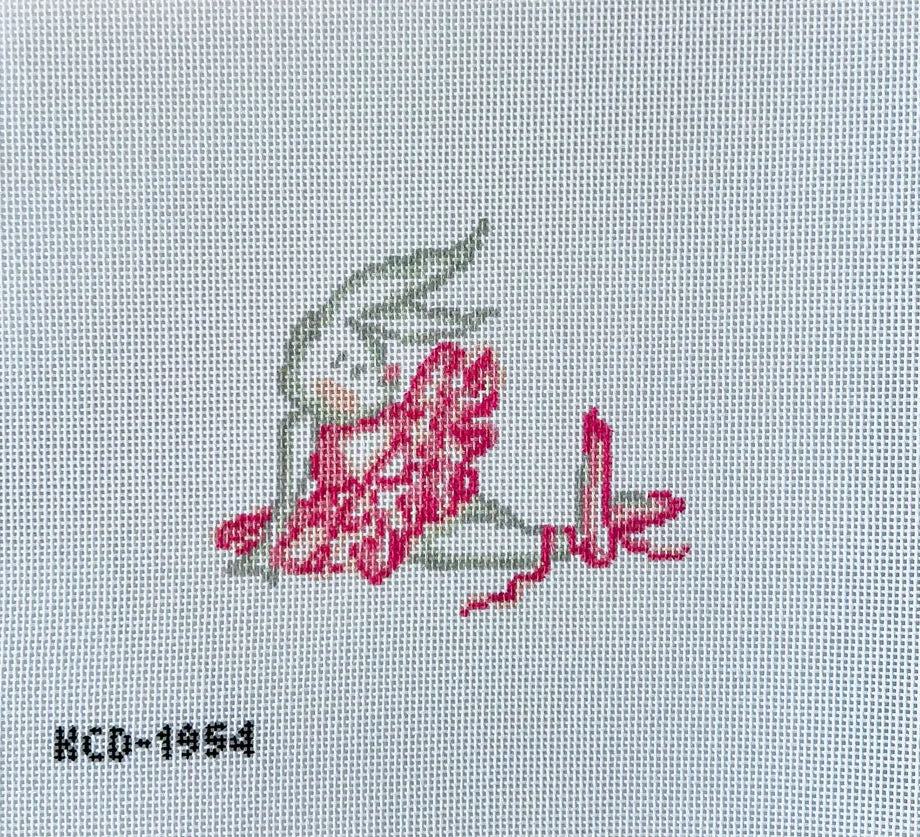 Resting Ballet Bunny Canvas