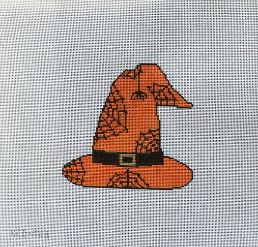 Spiderweb Witch's Hat Ornament