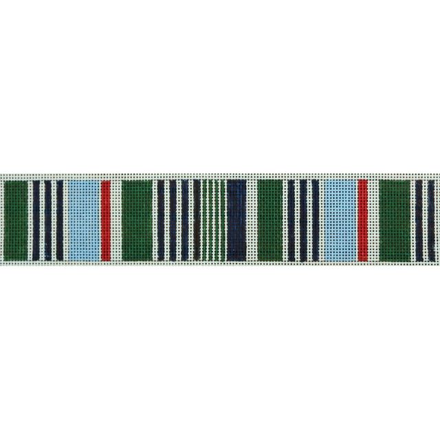 lakeside stripe - key fob Canvas