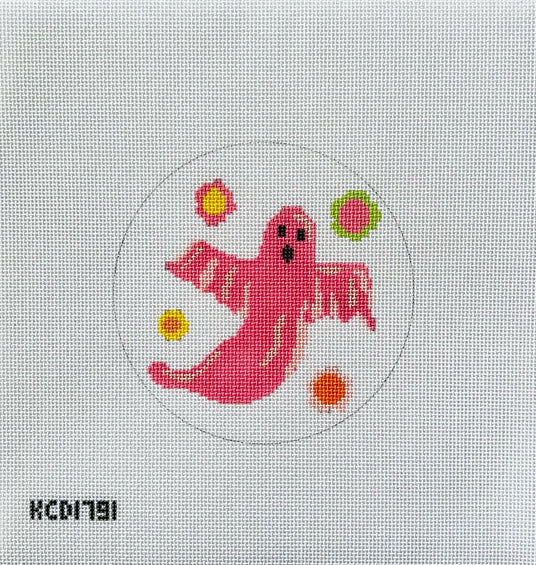 Pink Groovy Ghost Canvas