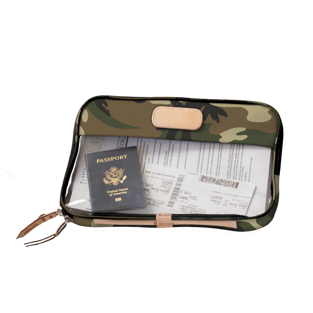 Clear Folio Classic Camo Coated Canvas