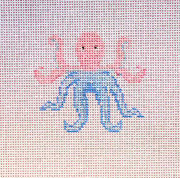 Glitter Octopus Canvas