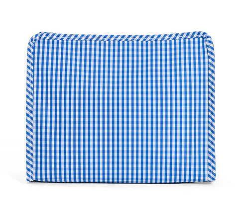 Roadie Large Zip Pouch - Gingham Royal