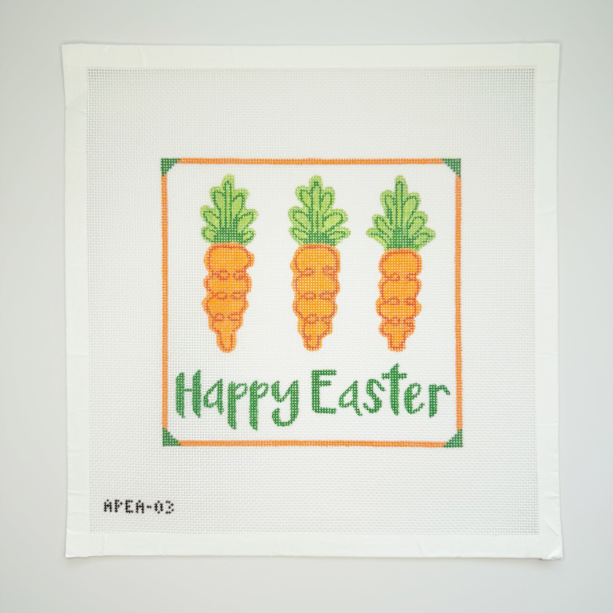 Happy Easter Carrots Canvas