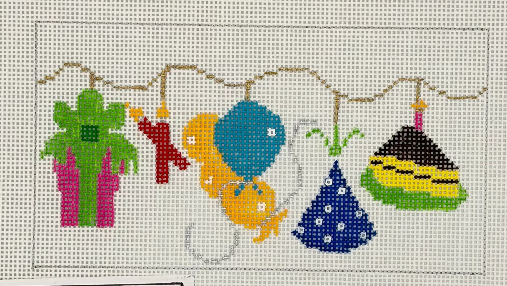 Things on a String: Birthday Canvas