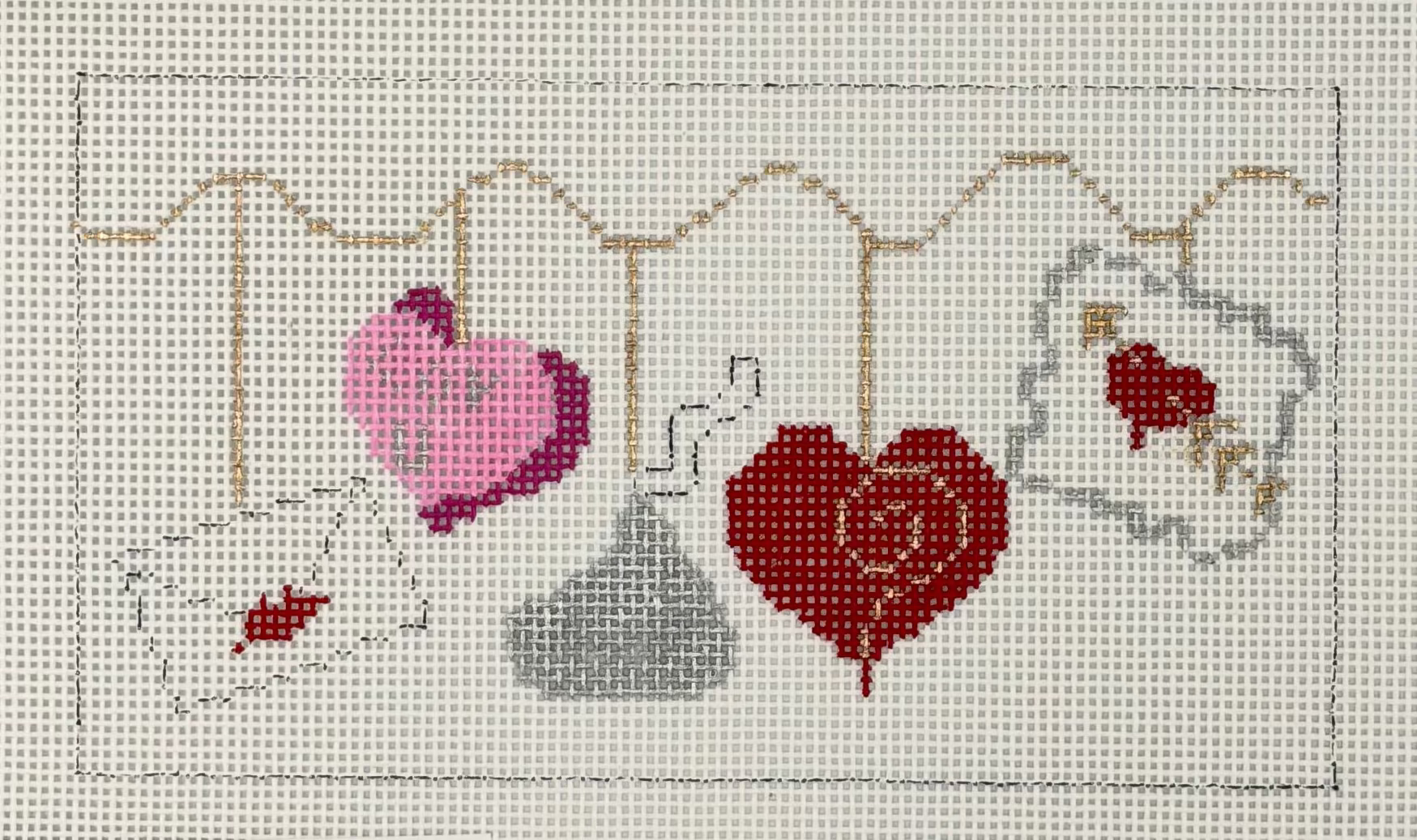 Things on a String: I Love You Canvas