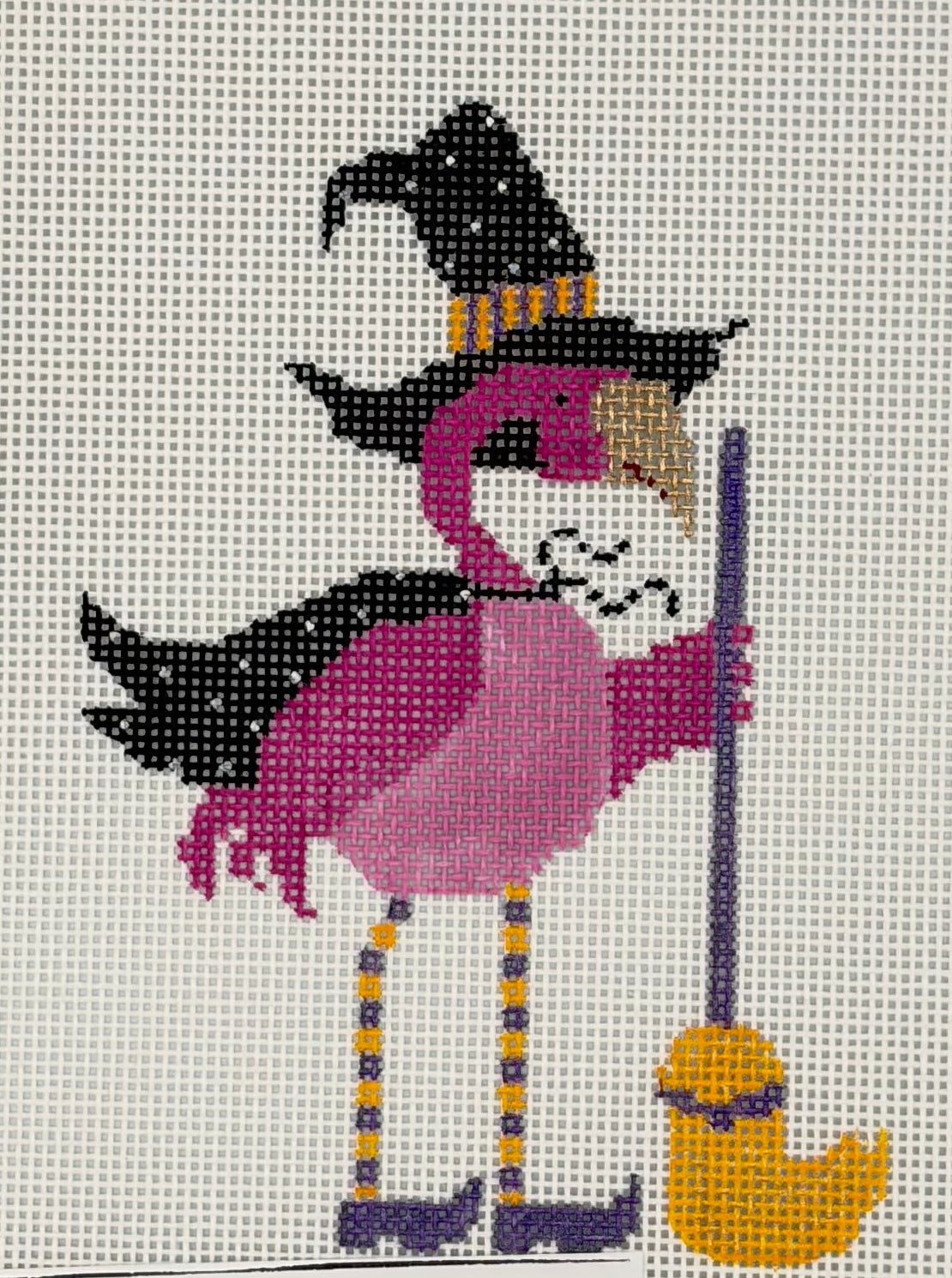 Flamingo Witch! Canvas