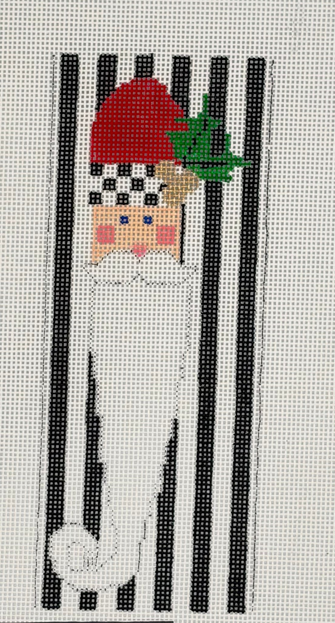 Santa Stripes Canvas