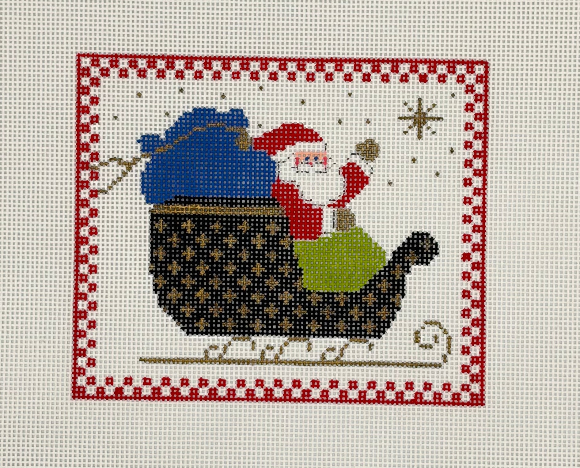 Magni cent Mile Santa Canvas