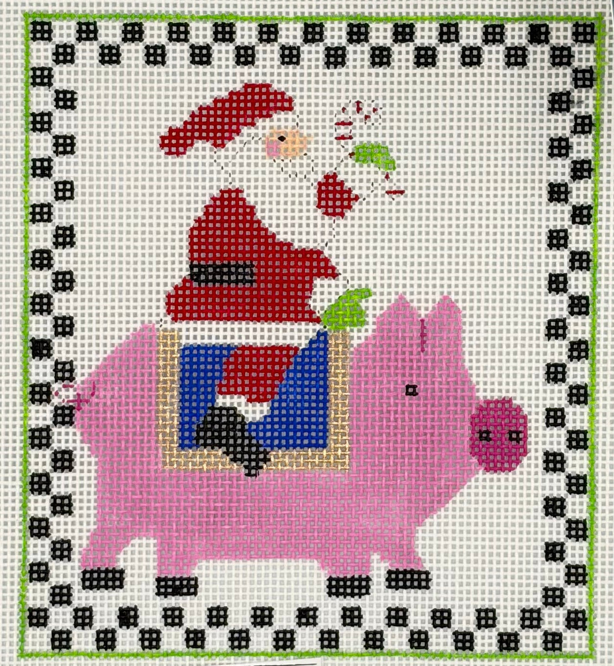 Porky Takes a Holiday Canvas