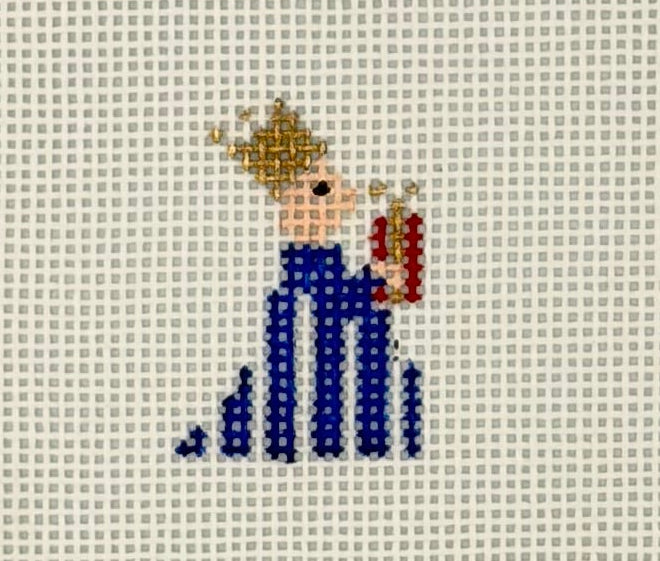 Striped King Canvas