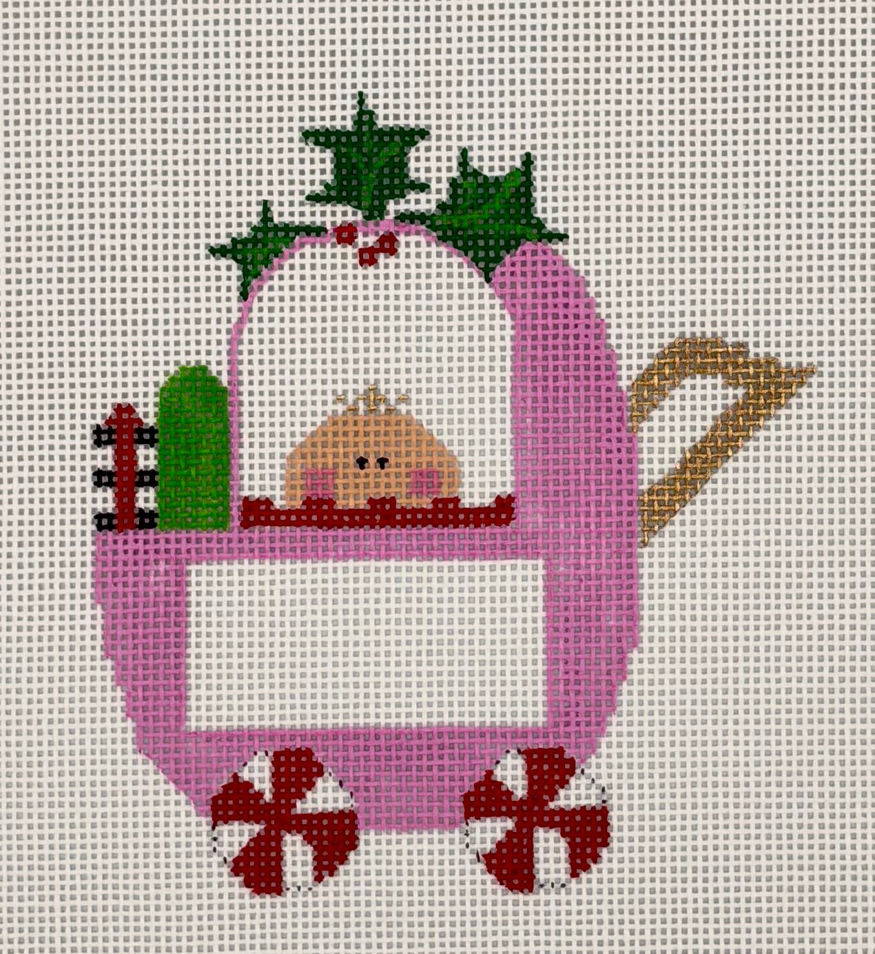 Mackenzie's First Christmas Canvas