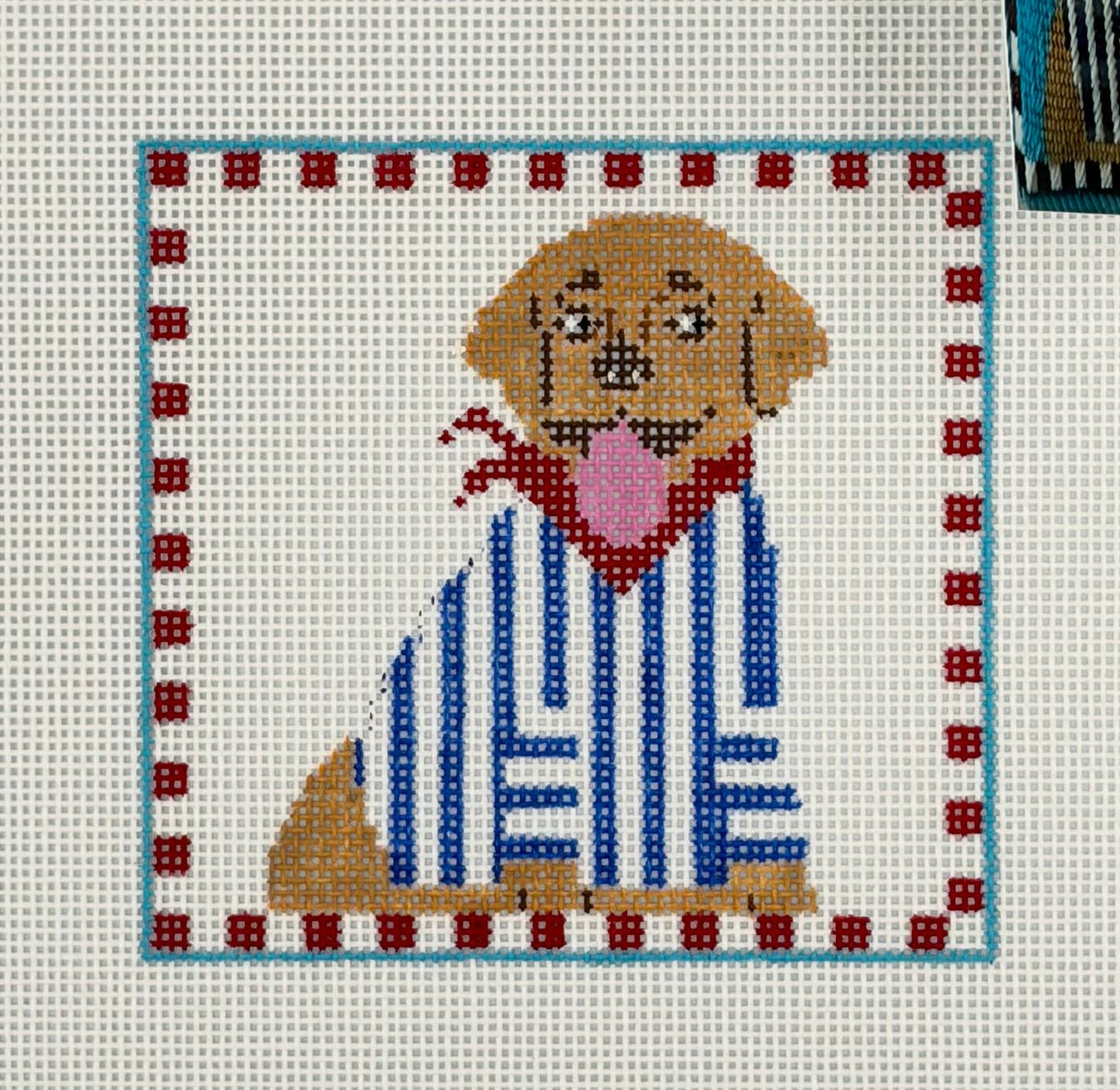Sporty Labrador Canvas