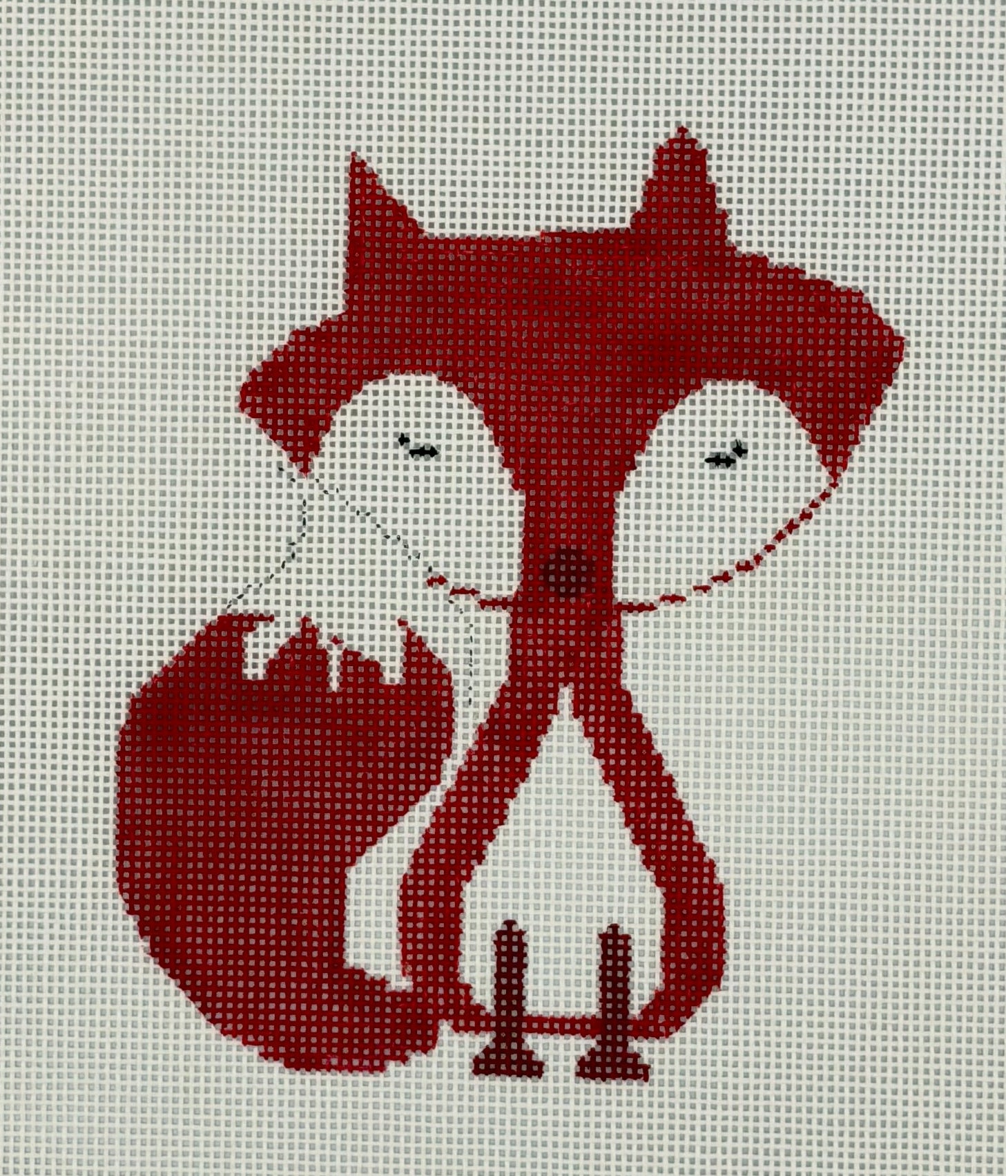 Mister Fox's Christmas Canvas