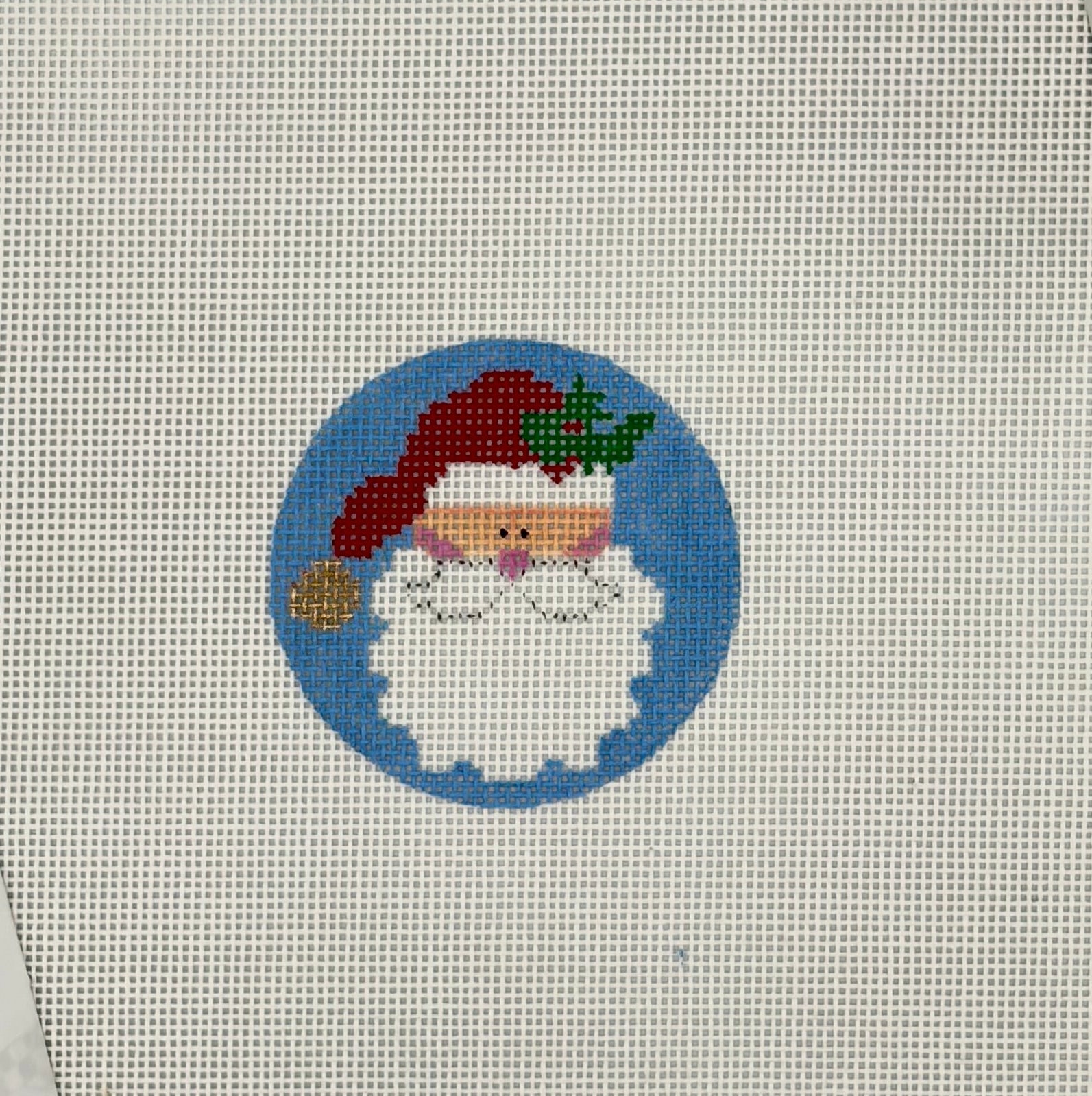 Blue Sky Santa Canvas