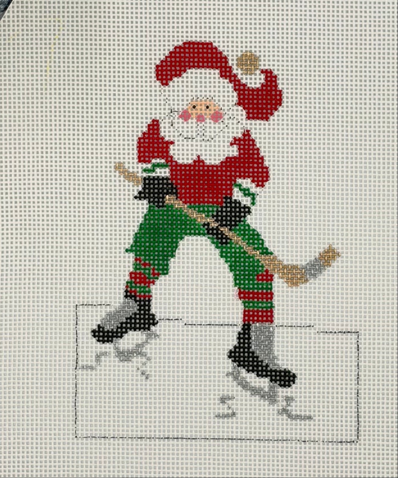 Hockey Holiday Canvas