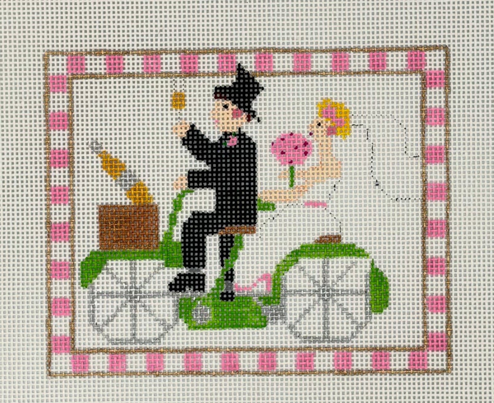 Bicycle Built for Two: Honeymoon Canvas