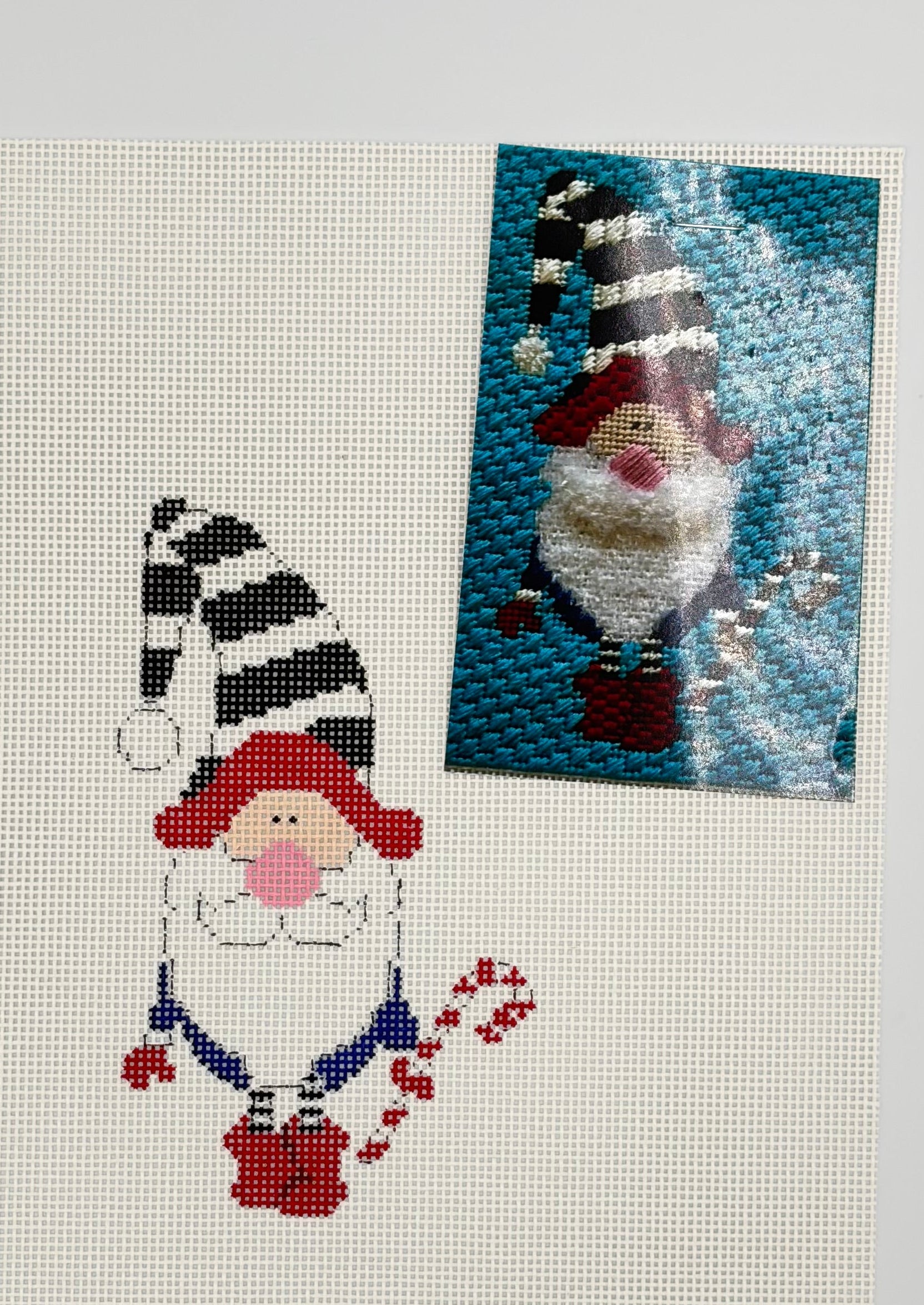 Santa Gnome Canvas