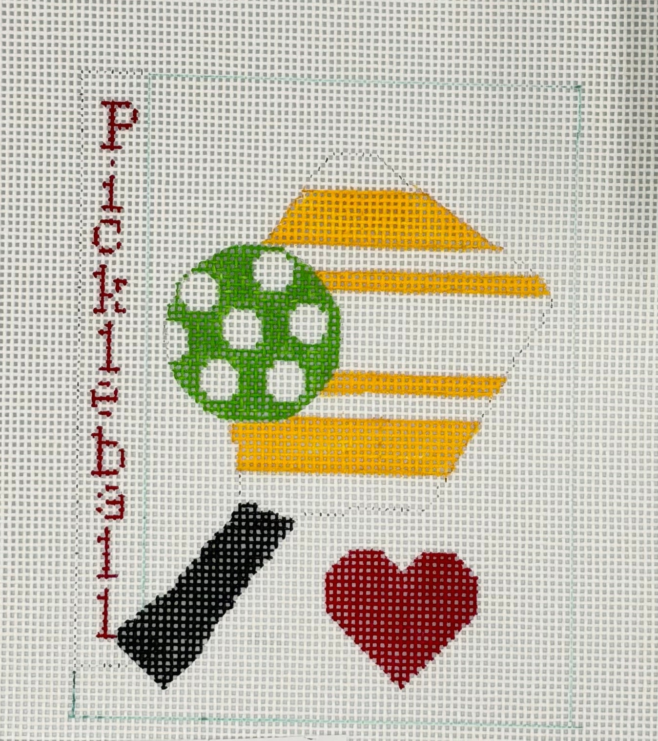 I Heart Pickleball Canvas
