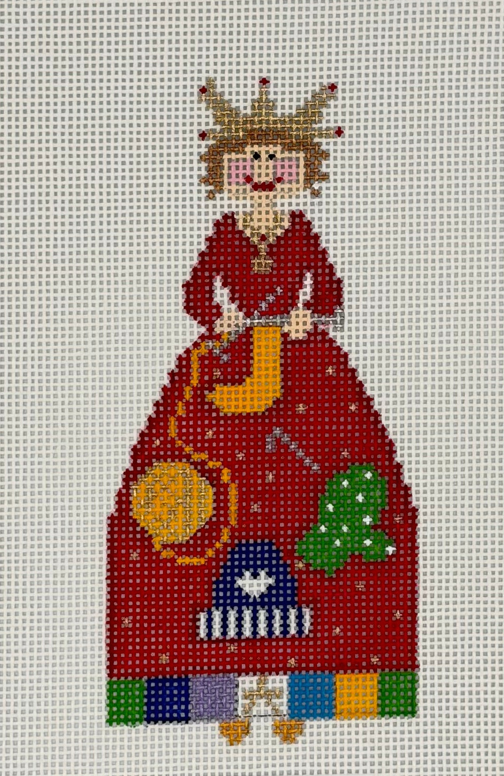Knitting Queen Canvas