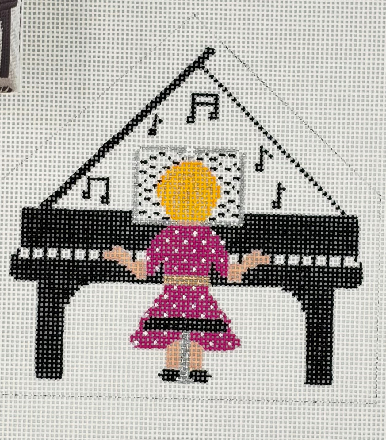 First Recital(Girl) Canvas