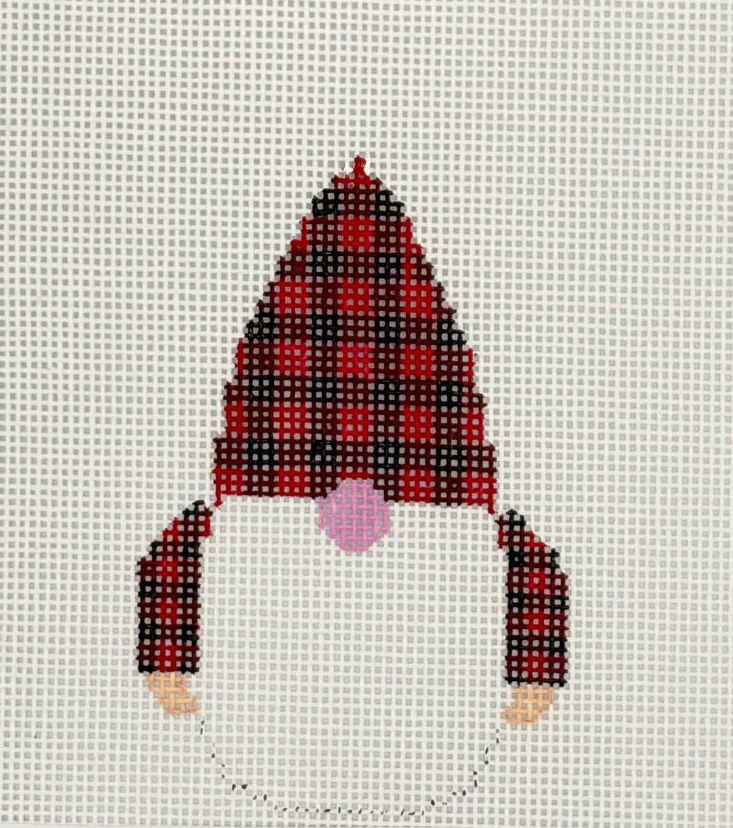 Buffalo Plaid Gnome Canvas
