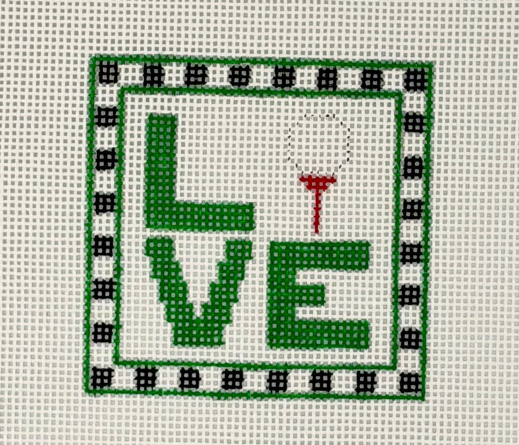 I Heart Golf Canvas