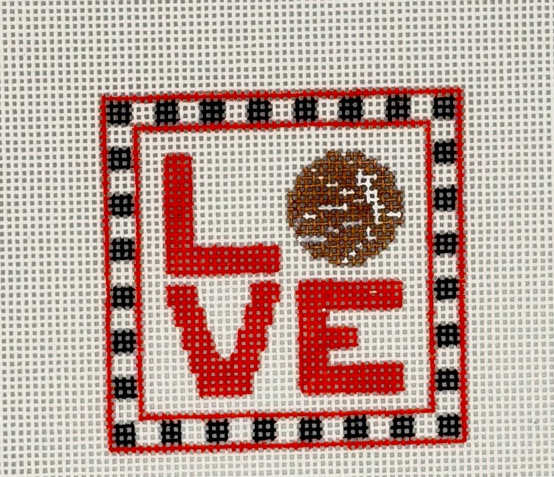 I Heart Basketball Canvas