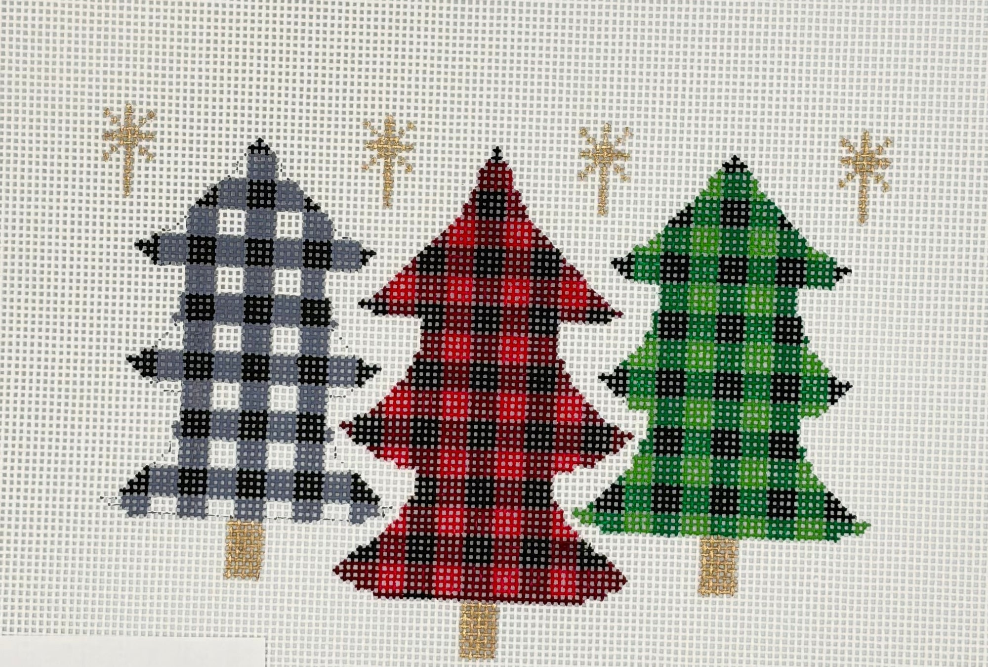 Buffalo Plaid Forest Canvas