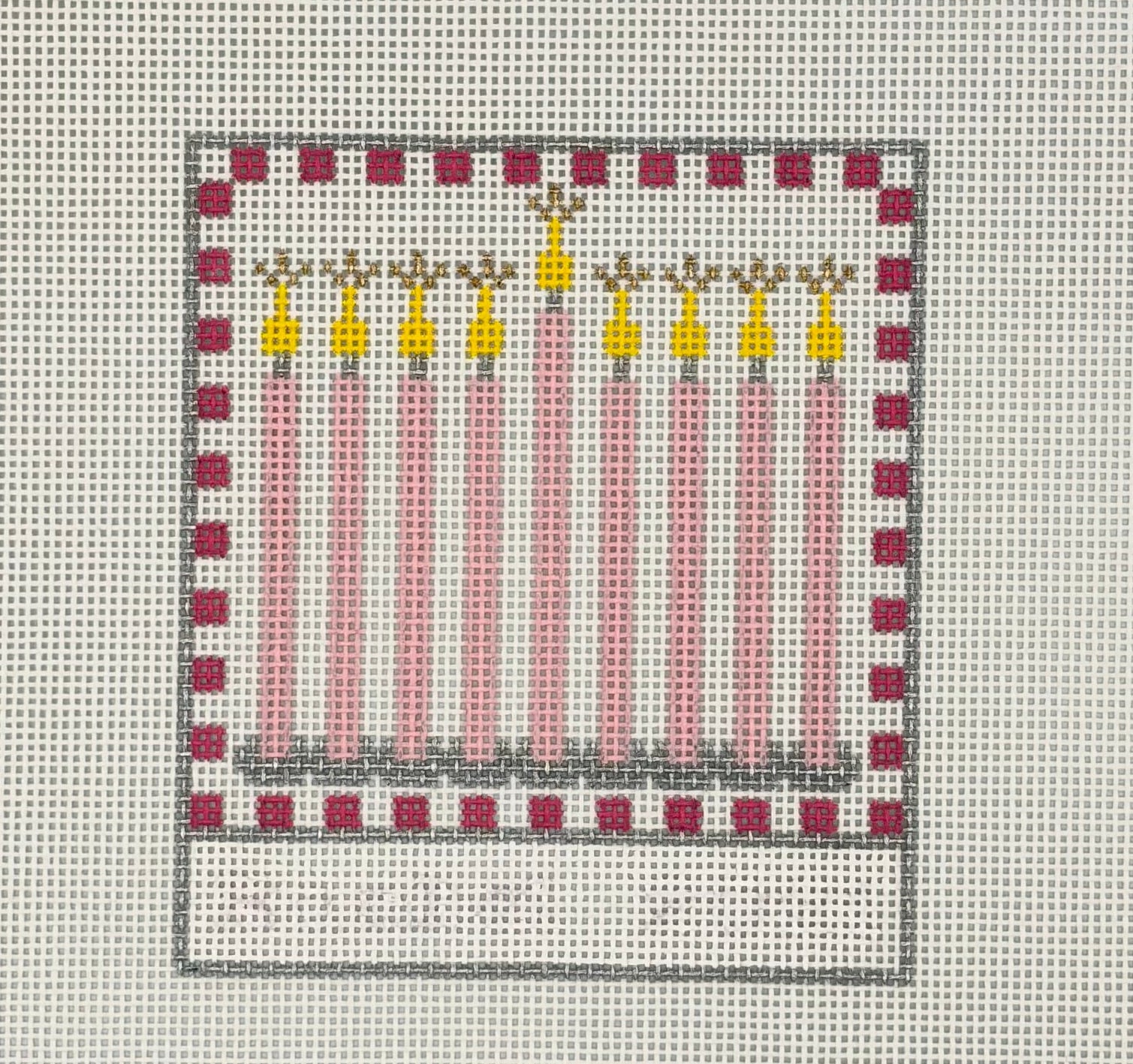 Baby Girl's First Hanukkah Canvas