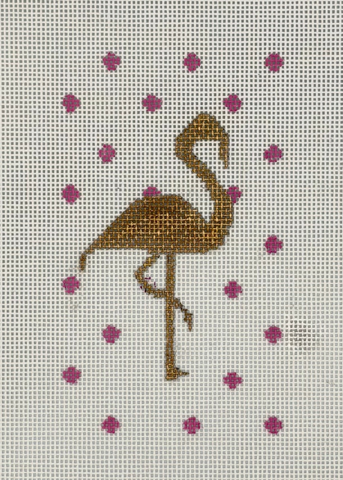 Fountain House Flamingo Canvas