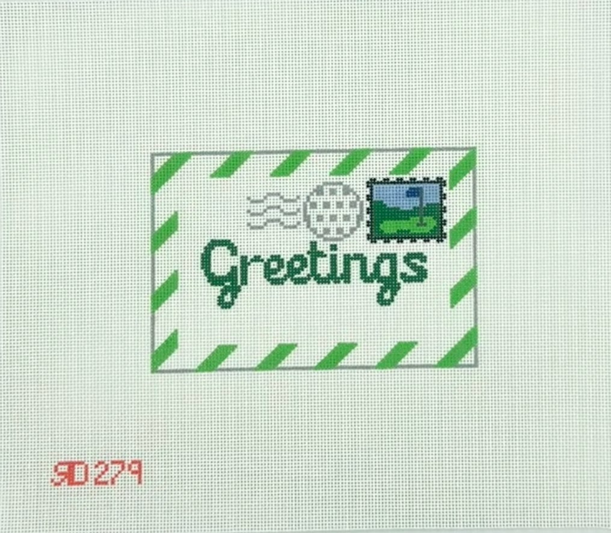 Greetings Golf Course Blank Canvas