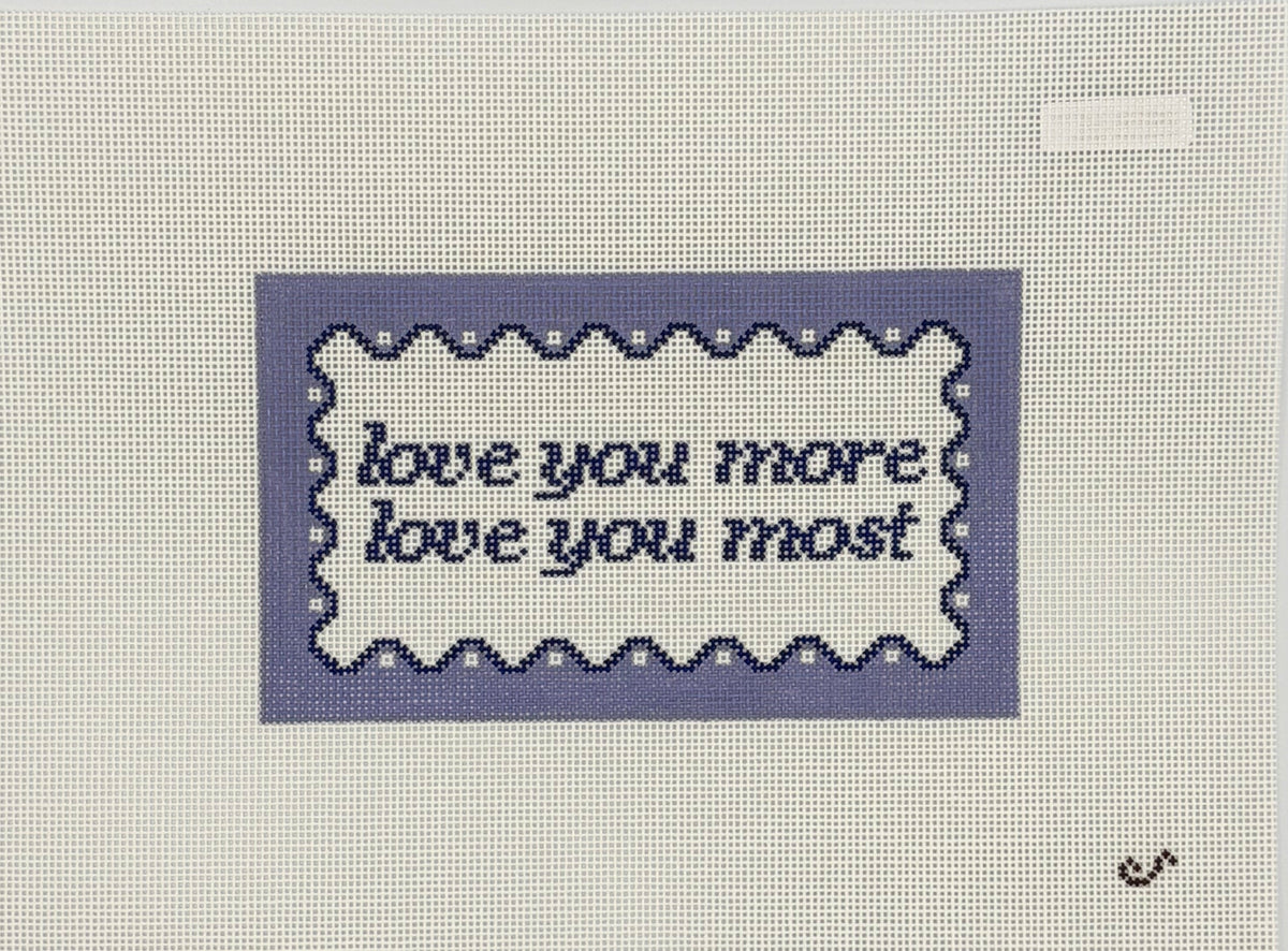 Purple Love You More Canvas