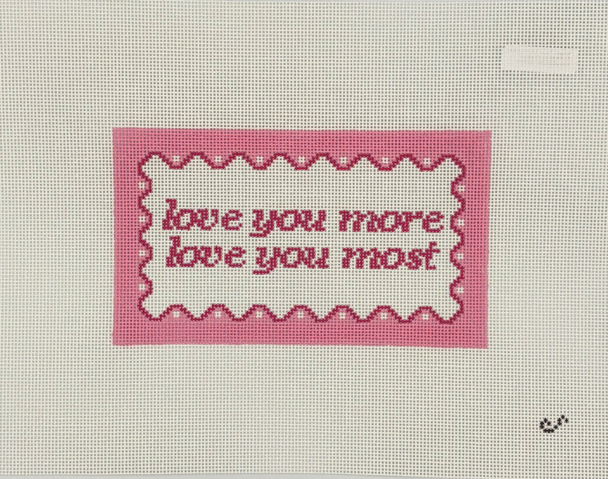 Pink Love You More Canvas