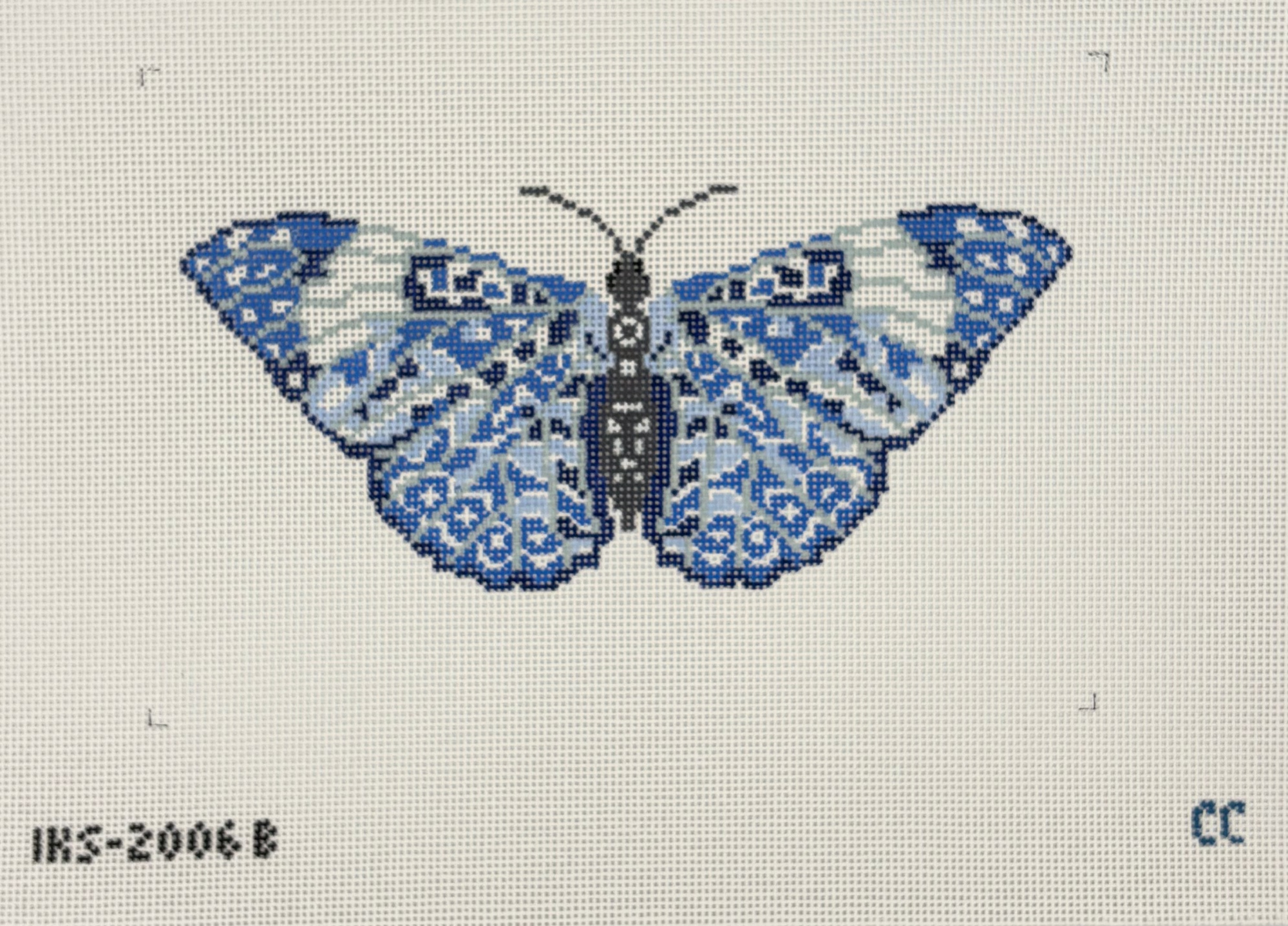 Large Butterfly - Chinoiserie Canvas