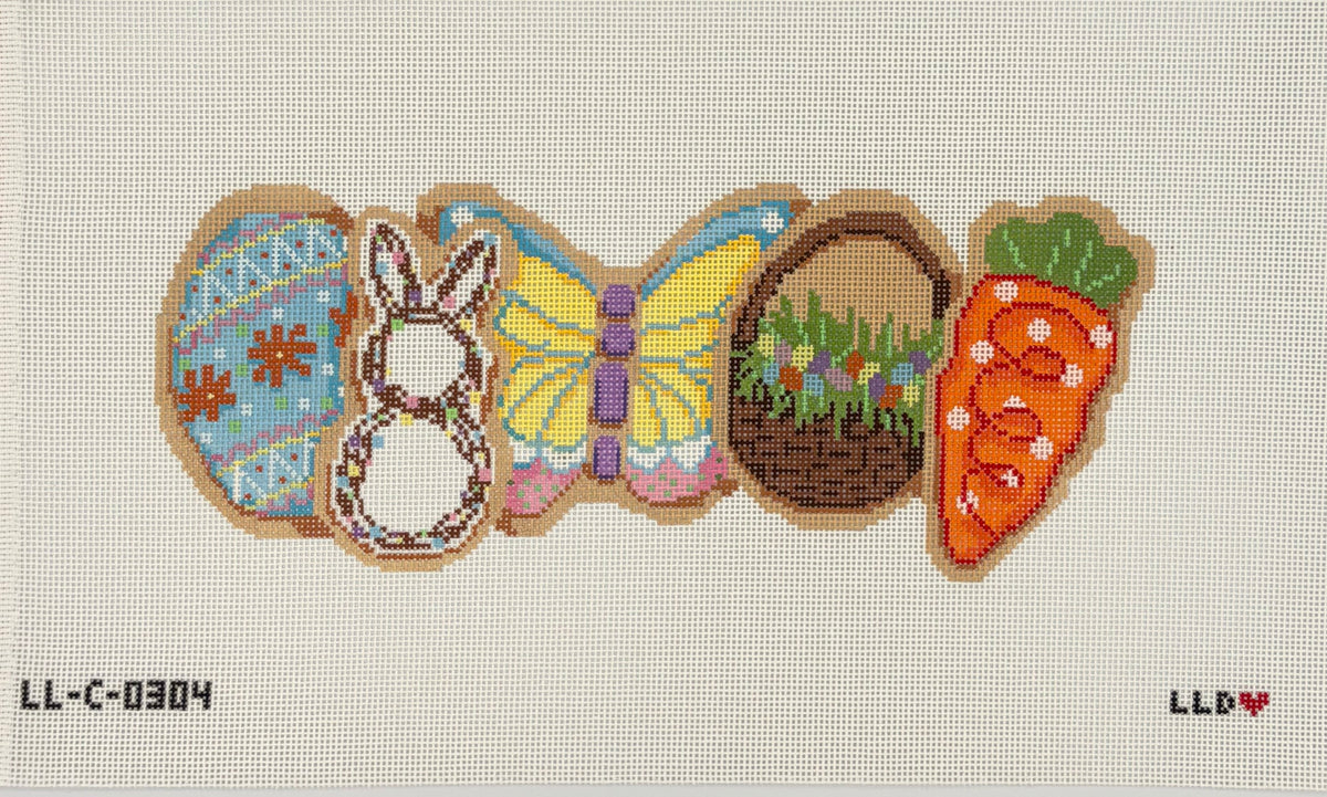 Easter Cookies Row Canvas