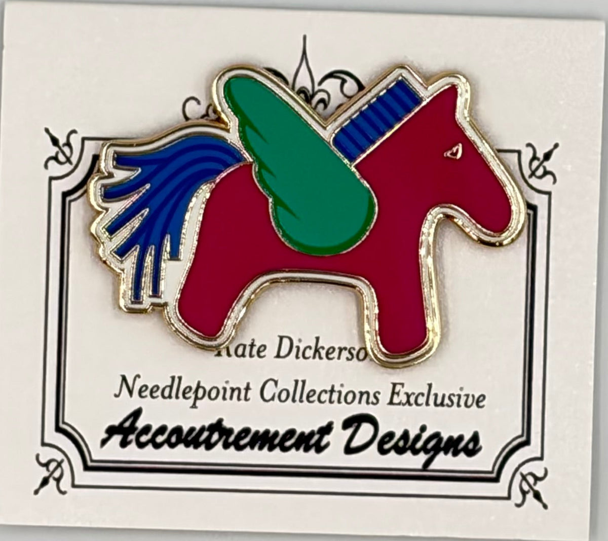 Hermès Pegasus Magenta Needle Minder