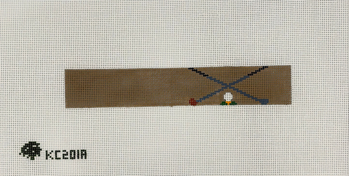 Crossed Golf Clubs Loop Canvas