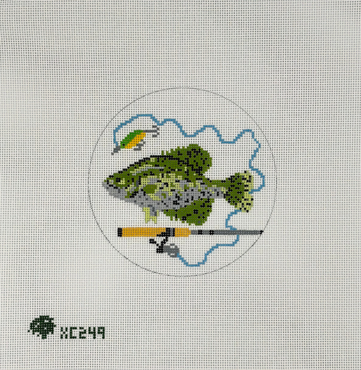 Crappie Ornament Canvas